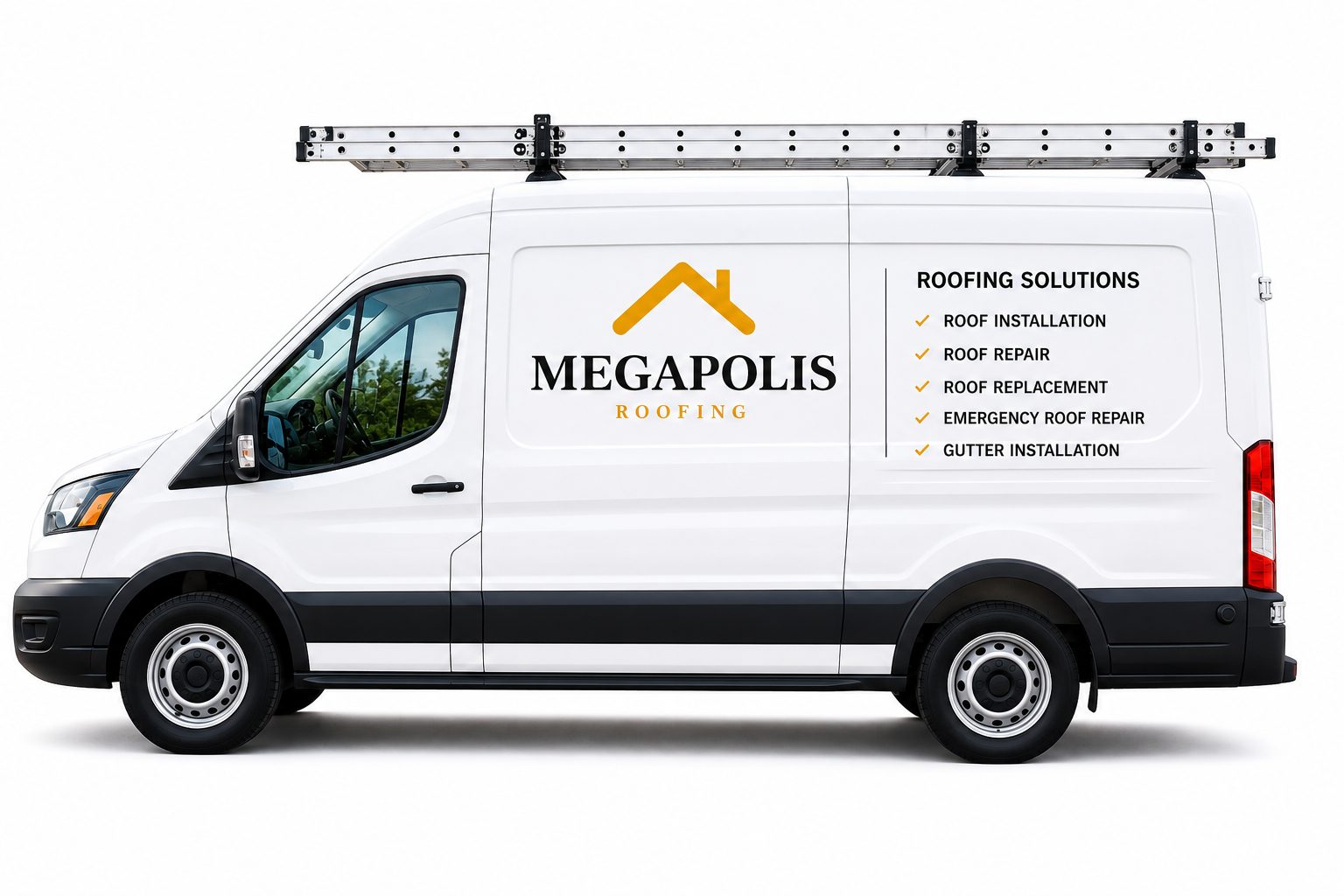 Megapolis Roofing van